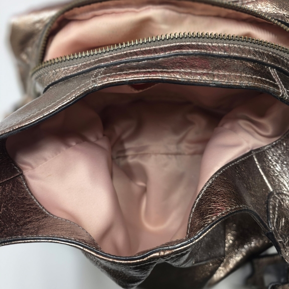 Coach Metallic Bronze Madison Shoulder Bag - Picture 10 of 11